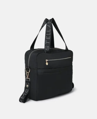 Logo Tape Changing Tote Bag