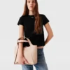 Logo Top Handle Crossbody Tote Bag Logo Top Handle Crossbody Tote Bag