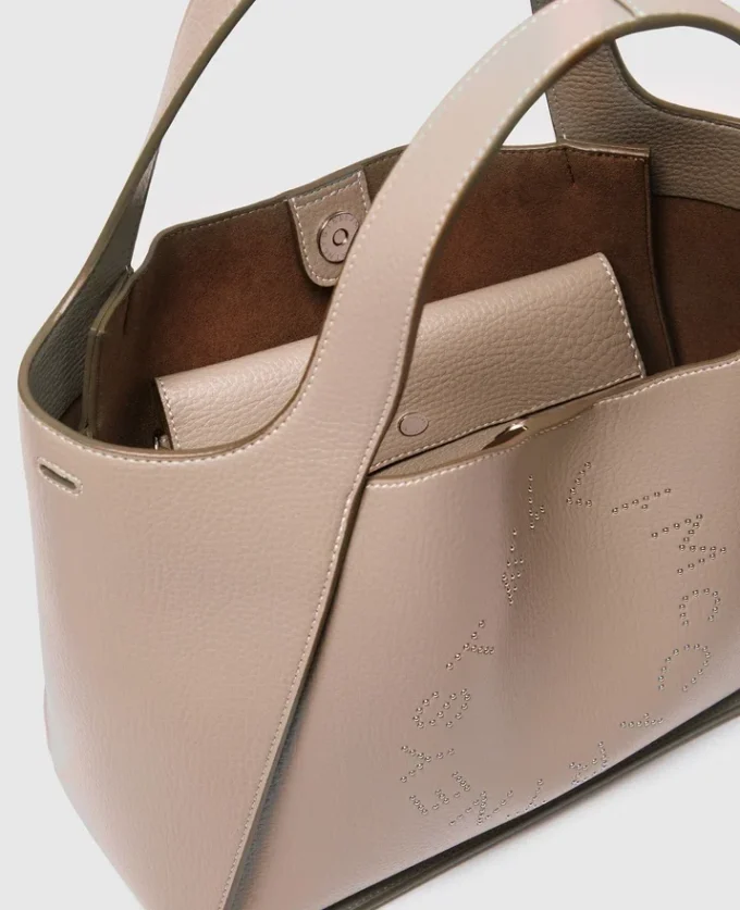 Logo Top Handle Crossbody Tote Bag Logo Top Handle Crossbody Tote Bag