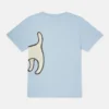 Lonesome Puppy Motif T-Shirt Lonesome Puppy Motif T-Shirt