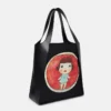 Lonesome Puppy Print Cotton Canvas Tote Bag Lonesome Puppy Print Cotton Canvas Tote Bag