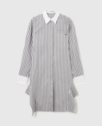 Long-Sleeve Pinstripe Shirt Dress Long-Sleeve Pinstripe Shirt Dress
