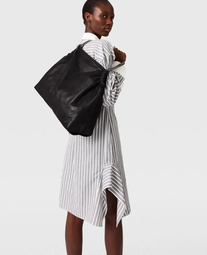Long-Sleeve Pinstripe Shirt Dress Long-Sleeve Pinstripe Shirt Dress
