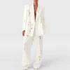 Low-Rise Floral Straight-Leg Pants Low-Rise Floral Straight-Leg Pants