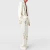 Low-Rise Floral Straight-Leg Pants Low-Rise Floral Straight-Leg Pants