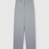 Low-Rise Straight-Leg Pants