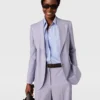 Single-Breasted Peak-Lapel Blazer Single-Breasted Peak-Lapel Blazer