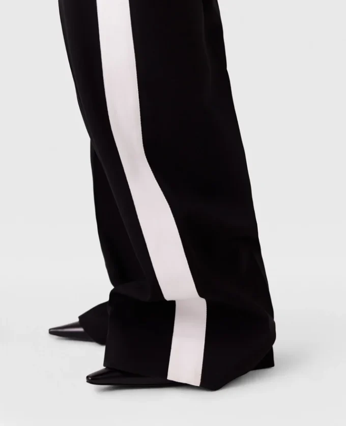 Low-Rise Stripe Straight-Leg Pants Low-Rise Stripe Straight-Leg Pants