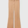 Low-Rise Striped Flared Pants Low-Rise Striped Flared Pants