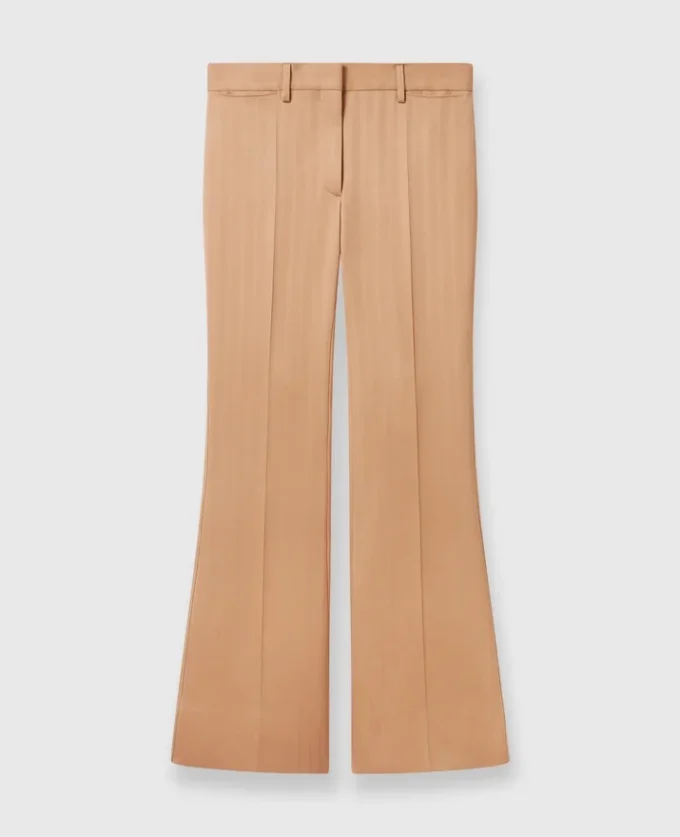 Low-Rise Striped Flared Pants Low-Rise Striped Flared Pants