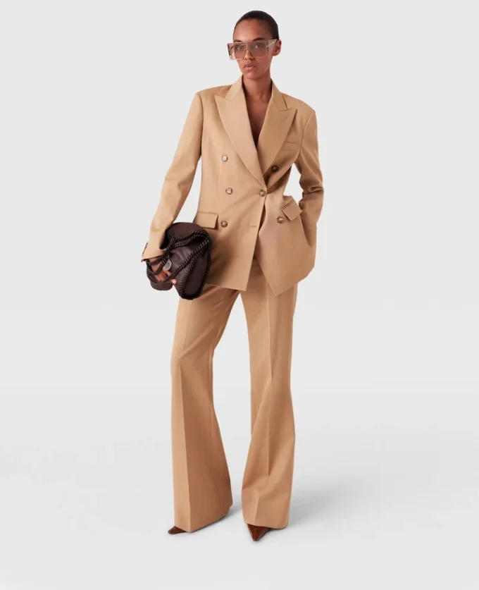 Low-Rise Striped Flared Pants Low-Rise Striped Flared Pants
