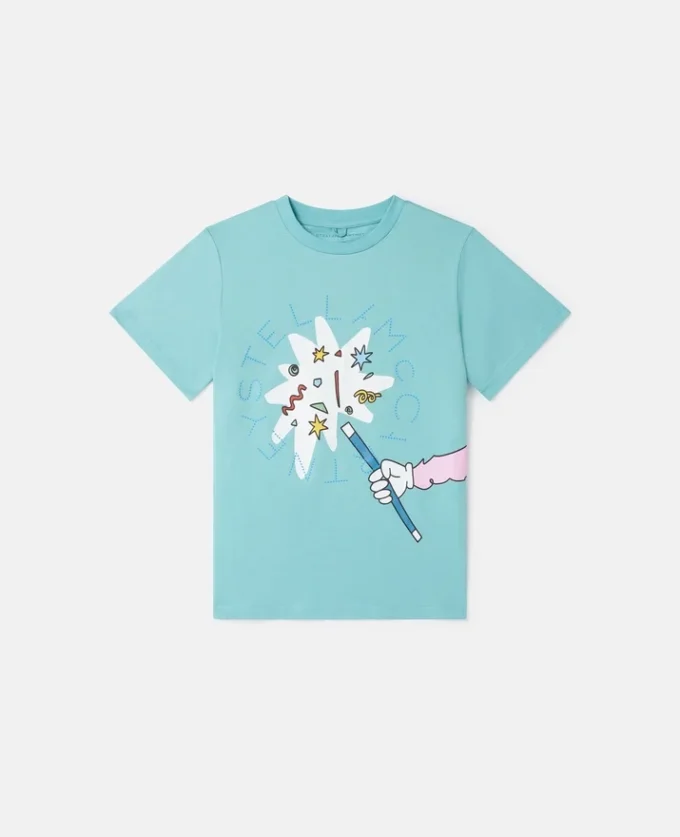 Magicians Bunny Graphic Crewneck T-Shirt Magicians Bunny Graphic Crewneck T-Shirt