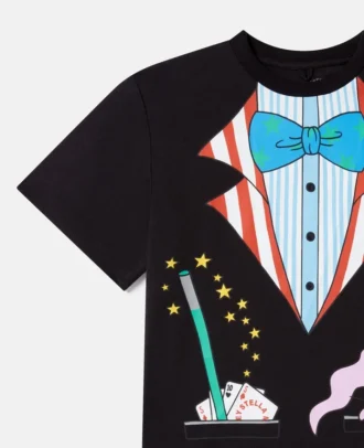 Magicians Bunny Graphic Crewneck T-Shirt