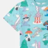 Magicians Bunny Print Crewneck T-Shirt Magicians Bunny Print Crewneck T-Shirt