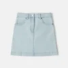 Medallion Logo Denim Skirt Medallion Logo Denim Skirt