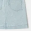 Medallion Logo Denim Skirt Medallion Logo Denim Skirt