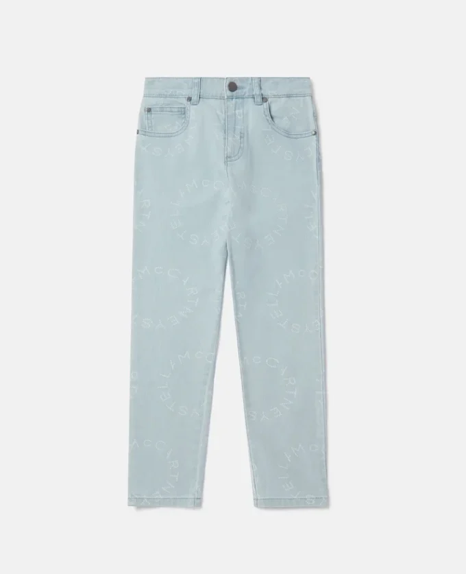 Medallion Logo Straight Leg Jeans Medallion Logo Straight Leg Jeans