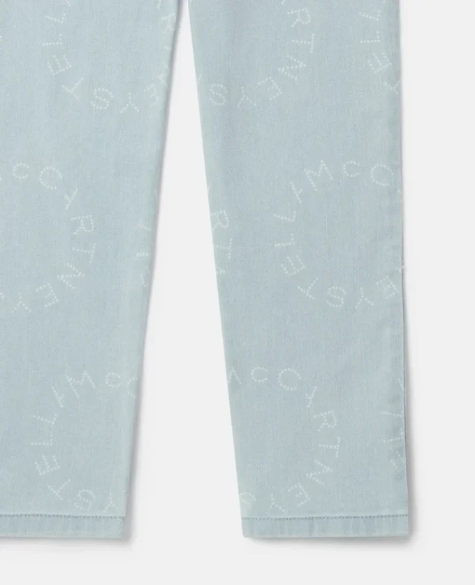 Medallion Logo Straight Leg Jeans Medallion Logo Straight Leg Jeans