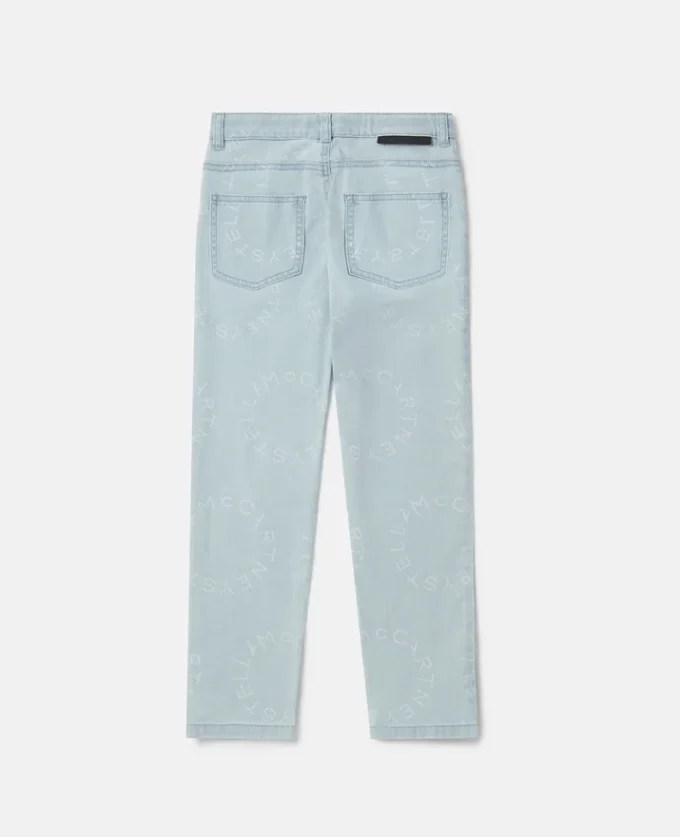 Medallion Logo Straight Leg Jeans Medallion Logo Straight Leg Jeans