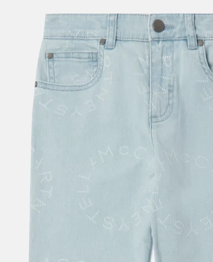 Medallion Logo Straight Leg Jeans Medallion Logo Straight Leg Jeans