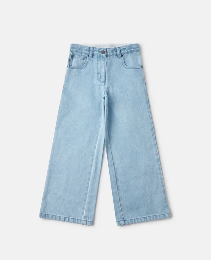 Mid-Rise Wide-Leg Denim Jeans Mid-Rise Wide-Leg Denim Jeans