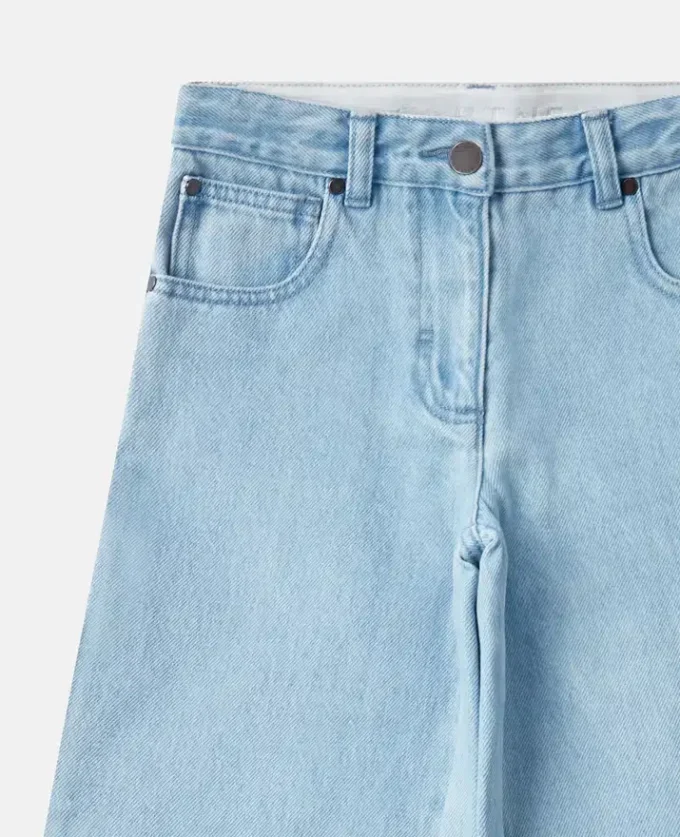 Mid-Rise Wide-Leg Denim Jeans Mid-Rise Wide-Leg Denim Jeans