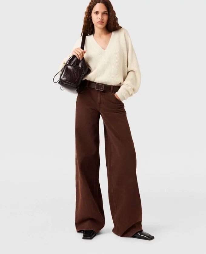 Mid-Rise Wide-Leg Denim Jeans Mid-Rise Wide-Leg Denim Jeans