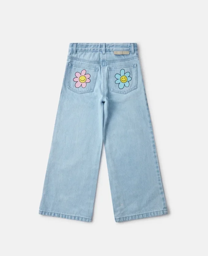 Mid-Rise Wide-Leg Denim Jeans Mid-Rise Wide-Leg Denim Jeans