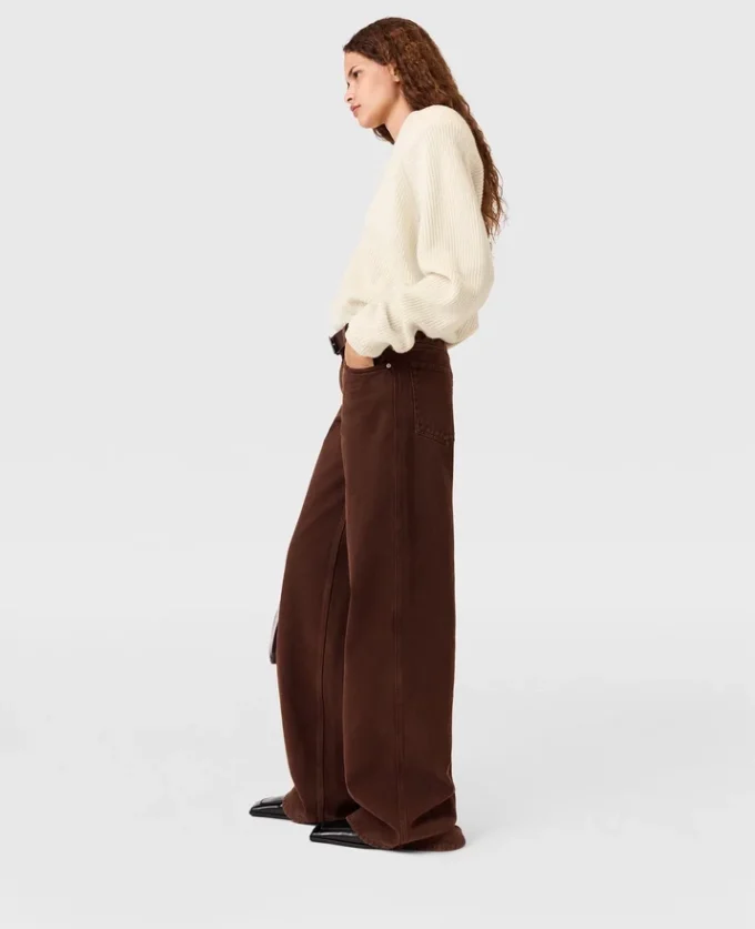 Mid-Rise Wide-Leg Denim Jeans Mid-Rise Wide-Leg Denim Jeans
