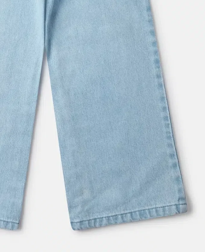 Mid-Rise Wide-Leg Denim Jeans Mid-Rise Wide-Leg Denim Jeans