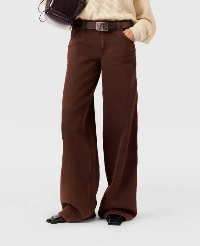 Mid-Rise Wide-Leg Denim Jeans Mid-Rise Wide-Leg Denim Jeans