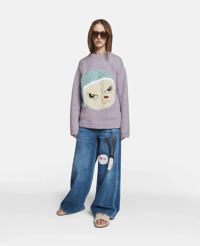 Mission Sheep Intarsia Knit Jumper Mission Sheep Intarsia Knit Jumper