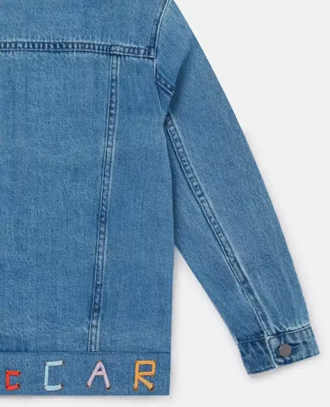 Moniker Embroidered Denim Jacket Moniker Embroidered Denim Jacket