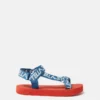Moniker Print Sandals Moniker Print Sandals