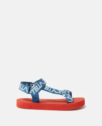 Moniker Print Sandals Moniker Print Sandals