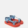 Moniker Print Sandals Moniker Print Sandals