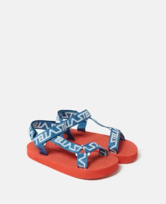Moniker Print Sandals Moniker Print Sandals