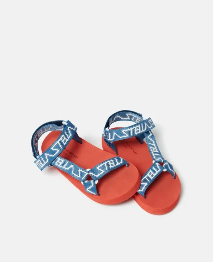 Moniker Print Sandals Moniker Print Sandals