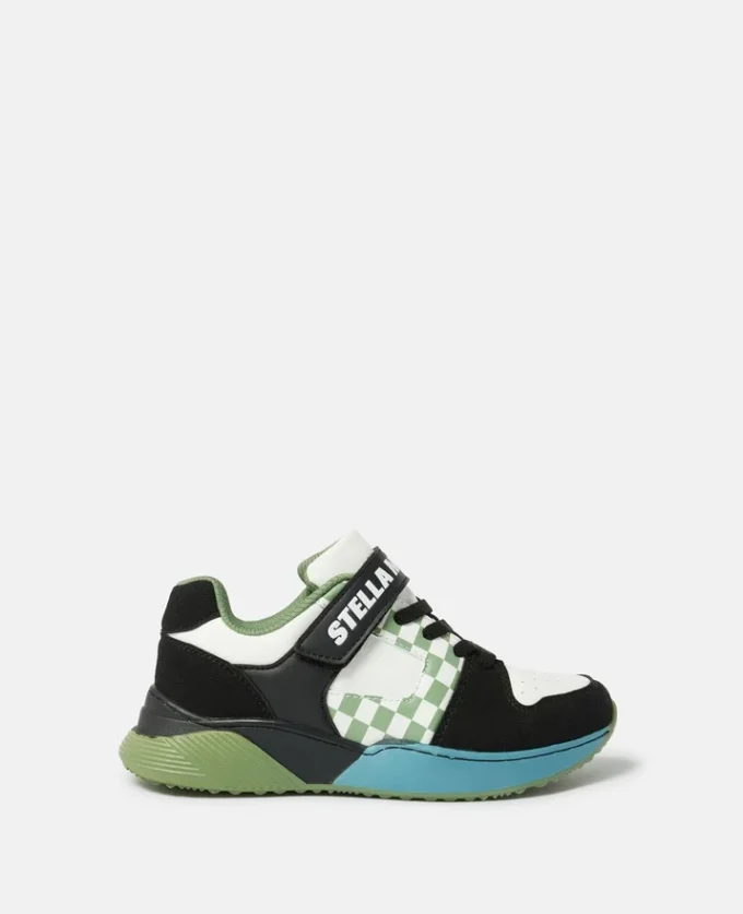 Moniker Tape Lace-Up Sneakers Moniker Tape Lace-Up Sneakers