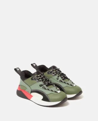 Moniker Tape Lace-Up Sneakers Moniker Tape Lace-Up Sneakers