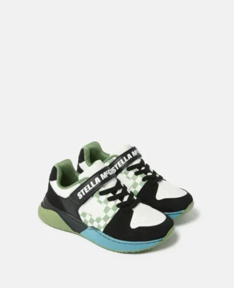 Moniker Tape Lace-Up Sneakers Moniker Tape Lace-Up Sneakers