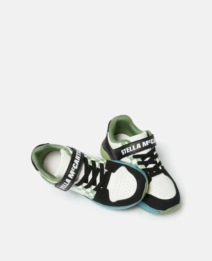 Moniker Tape Lace-Up Sneakers Moniker Tape Lace-Up Sneakers