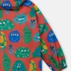 Monster Face Print Hooded Raincoat Monster Face Print Hooded Raincoat