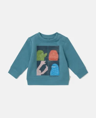 Monster Graphic Crewneck Sweatshirt