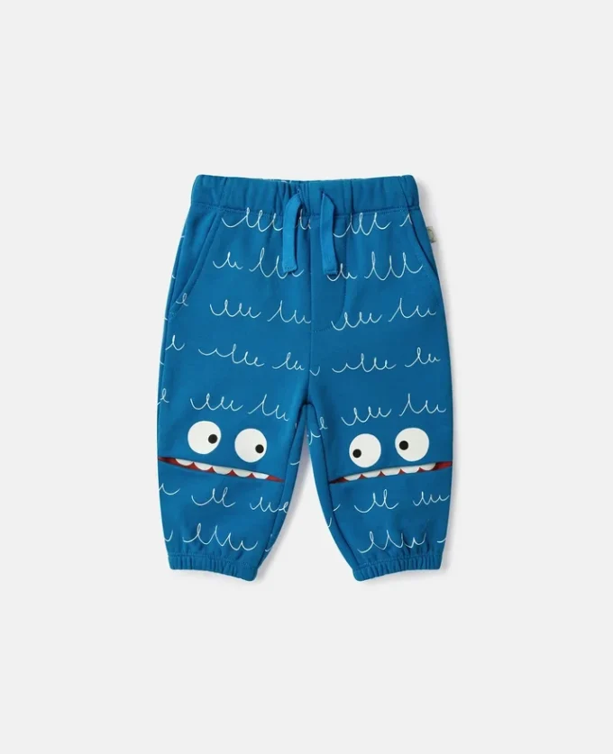 Monster Graphic Drawstring Sweatpants Monster Graphic Drawstring Sweatpants