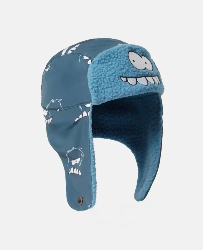 Monster Graphic Flap Hat Monster Graphic Flap Hat