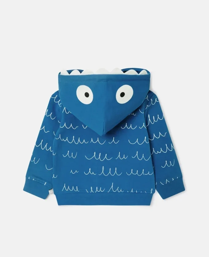 Monster Graphic Full-Zipper Hoodie Monster Graphic Full-Zipper Hoodie