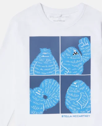 Monster Graphic Long-Sleeve Top