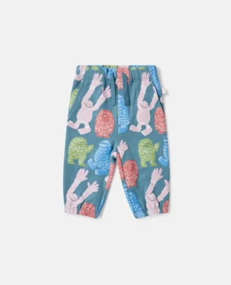 Monster Print Drawstring Sweatpants
