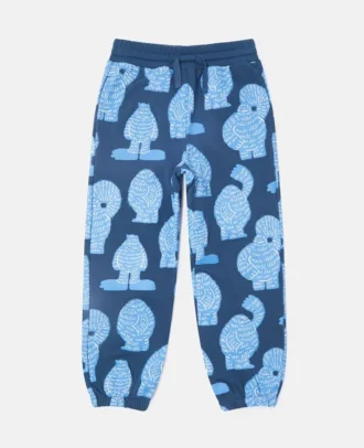Monster Print Drawstring Sweatpants